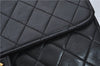 Authentic CHANEL Lamb Skin Matelasse Chain Shoulder Bag Purse Black Junk 8831D