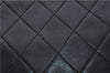 Authentic CHANEL Lamb Skin Matelasse Chain Shoulder Bag Purse Black Junk 8831D