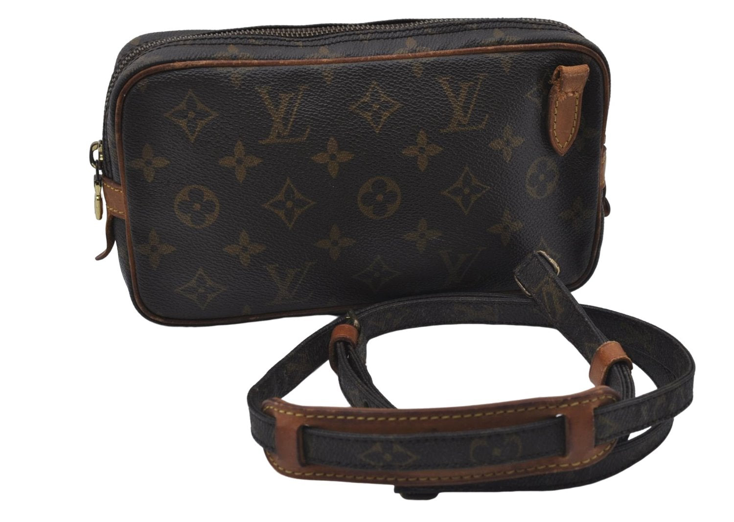 Louis Vuitton Monogram Marly Bandouliere Shoulder Cross Bag M51828 LV Junk 8833D