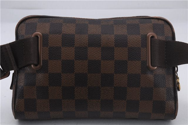 Auth Louis Vuitton Damier Bum Bag Brooklyn Waist Cross Body Bag N41101 LV 8834D