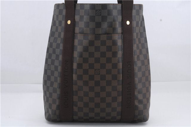 Authentic Louis Vuitton Damier Cabas Beaubourg Shoulder Tote Bag N52006 LV 8835D