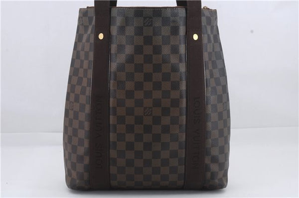 Authentic Louis Vuitton Damier Cabas Beaubourg Shoulder Tote Bag N52006 LV 8835D