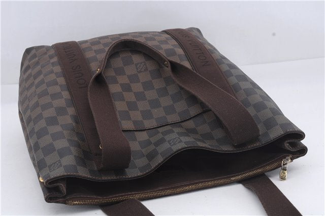 Authentic Louis Vuitton Damier Cabas Beaubourg Shoulder Tote Bag N52006 LV 8835D