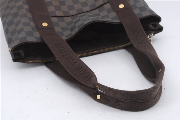 Authentic Louis Vuitton Damier Cabas Beaubourg Shoulder Tote Bag N52006 LV 8835D