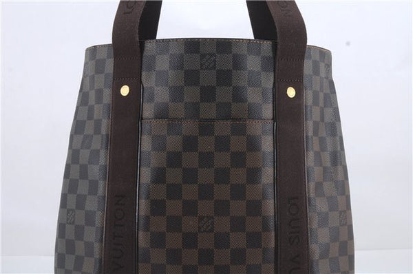 Authentic Louis Vuitton Damier Cabas Beaubourg Shoulder Tote Bag N52006 LV 8835D