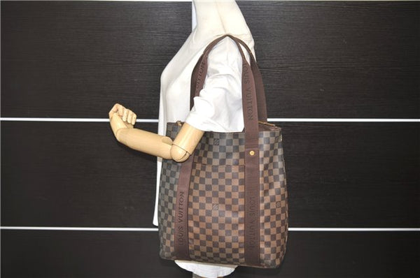 Authentic Louis Vuitton Damier Cabas Beaubourg Shoulder Tote Bag N52006 LV 8835D
