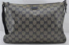 Authentic GUCCI GG Crystal Shoulder Cross Body Bag PVC Leather 278301 Navy 8836E