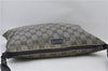 Authentic GUCCI GG Crystal Shoulder Cross Body Bag PVC Leather 278301 Navy 8836E