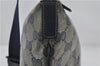 Authentic GUCCI GG Crystal Shoulder Cross Body Bag PVC Leather 278301 Navy 8836E