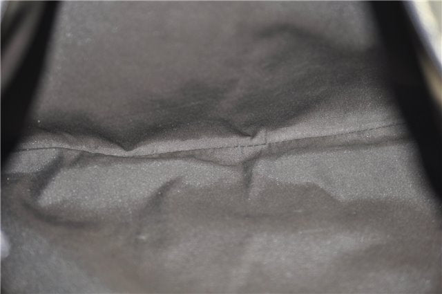 Authentic GUCCI GG Crystal Shoulder Cross Body Bag PVC Leather 278301 Navy 8836E