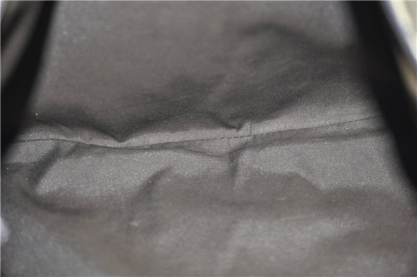 Authentic GUCCI GG Crystal Shoulder Cross Body Bag PVC Leather 278301 Navy 8836E