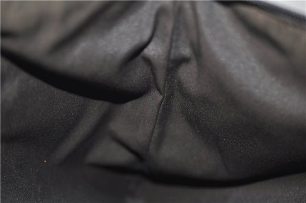 Authentic GUCCI GG Crystal Shoulder Cross Body Bag PVC Leather 278301 Navy 8836E