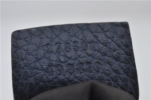 Authentic GUCCI GG Crystal Shoulder Cross Body Bag PVC Leather 278301 Navy 8836E