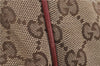 Authentic GUCCI Sukey Shoulder Tote Bag GG Canvas Leather 211944 Brown 8837F