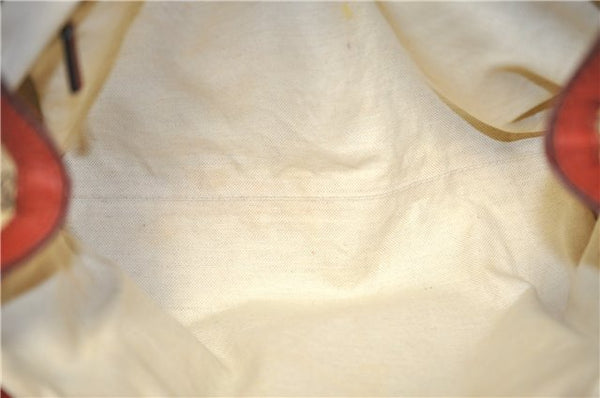 Authentic GUCCI Sukey Shoulder Tote Bag GG Canvas Leather 211944 Brown 8837F