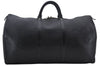 Authentic Louis Vuitton Epi Keepall 50 Boston Travel Bag Black M42952 LV 8839D