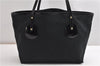 Authentic GUCCI Shoulder Tote Bag GG Canvas Enamel 211976 Black 8841F