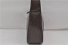 Authentic GUCCI Interlocking G Shoulder Bag Purse Leather Brown 8843D