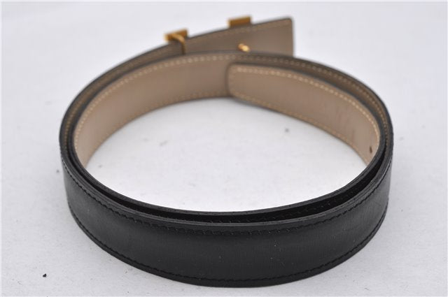 Authentic HERMES Mini Constance Leather Belt Size 70cm 27.6