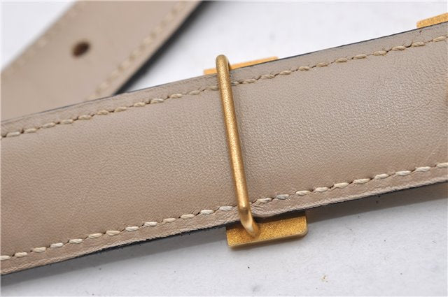 Authentic HERMES Mini Constance Leather Belt Size 70cm 27.6