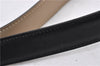 Authentic HERMES Mini Constance Leather Belt Size 70cm 27.6" Black Beige 8843E