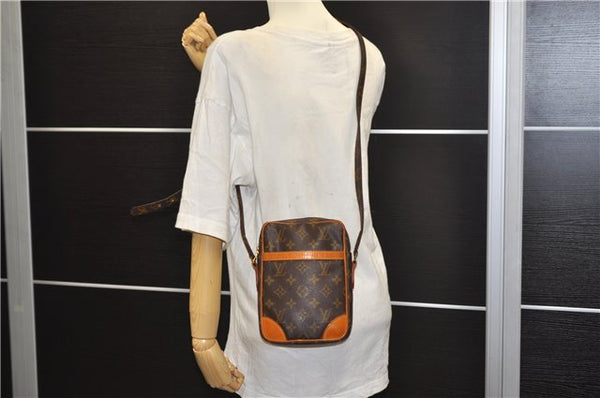 Authentic Louis Vuitton Monogram Danube Shoulder Cross Body Bag M45266 LV 8844D