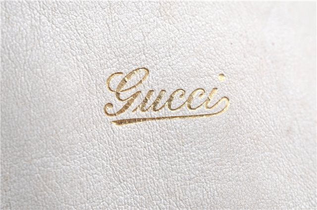 Authentic GUCCI Positano Scarf Tote Bag GG Canvas Leather 153033 Brown 8844F