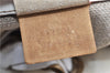 Authentic GUCCI Positano Scarf Tote Bag GG Canvas Leather 153033 Brown 8844F