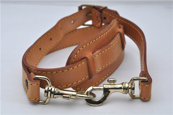 Authentic Louis Vuitton Leather Shoulder Strap Beige 36.6-41.3" Old Model 8845D