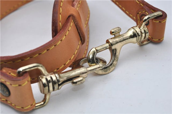 Authentic Louis Vuitton Leather Shoulder Strap Beige 36.6-41.3" Old Model 8845D