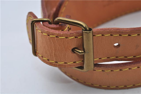 Authentic Louis Vuitton Leather Shoulder Strap Beige 36.6-41.3" Old Model 8845D