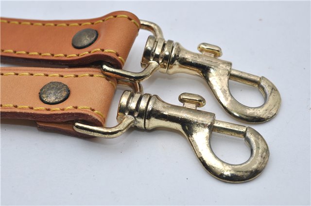 Authentic Louis Vuitton Leather Shoulder Strap Beige 36.6-41.3