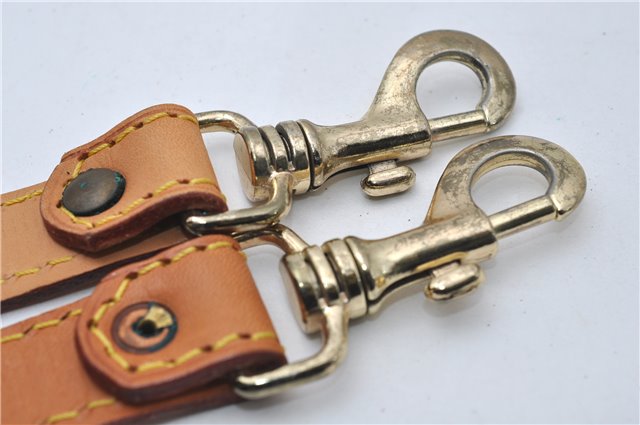 Authentic Louis Vuitton Leather Shoulder Strap Beige 36.6-41.3