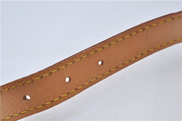 Authentic Louis Vuitton Leather Shoulder Strap Beige 36.6-41.3" Old Model 8845D