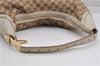 Authentic GUCCI Vintage Shoulder Hand Bag GG Canvas Leather 145767 Brown 8845F