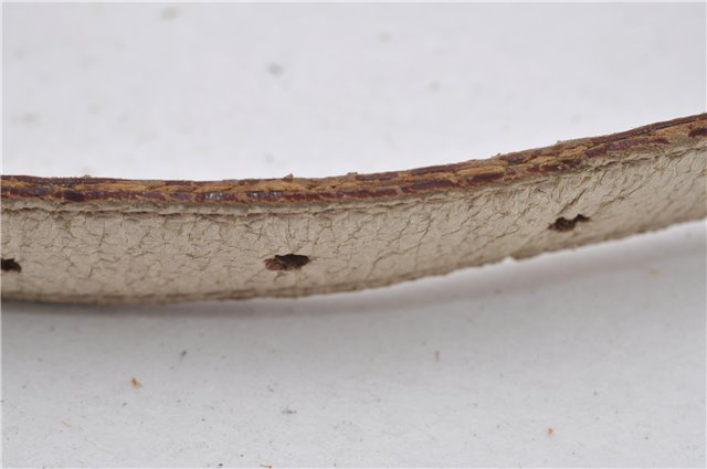 Authentic GUCCI Vintage Shoulder Hand Bag GG Canvas Leather 145767 Brown 8845F