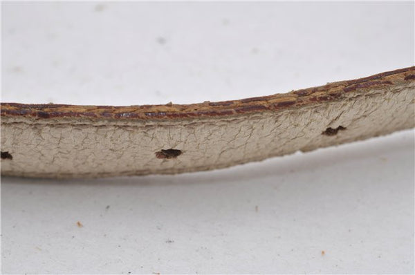 Authentic GUCCI Vintage Shoulder Hand Bag GG Canvas Leather 145767 Brown 8845F