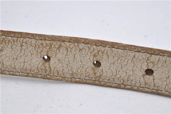 Authentic GUCCI Vintage Shoulder Hand Bag GG Canvas Leather 145767 Brown 8845F