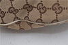 Authentic GUCCI Vintage Shoulder Hand Bag GG Canvas Leather 145767 Brown 8845F