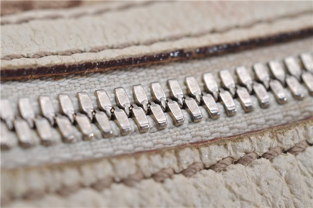 Authentic GUCCI Vintage Shoulder Hand Bag GG Canvas Leather 145767 Brown 8845F