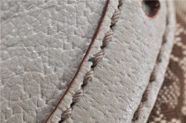 Authentic GUCCI Vintage Shoulder Hand Bag GG Canvas Leather 145767 Brown 8845F