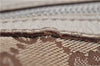 Authentic GUCCI Vintage Shoulder Hand Bag GG Canvas Leather 145767 Brown 8845F