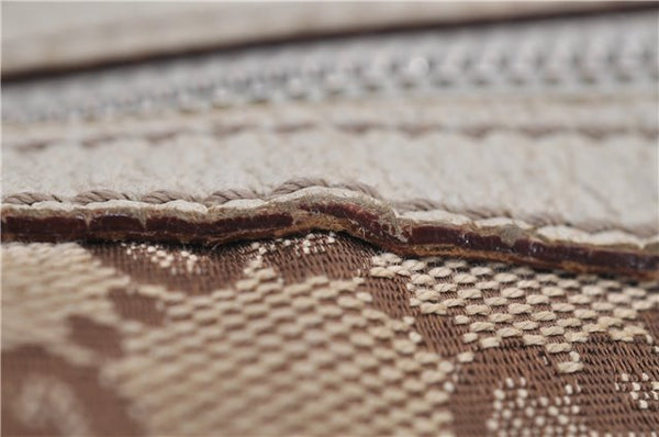 Authentic GUCCI Vintage Shoulder Hand Bag GG Canvas Leather 145767 Brown 8845F