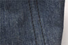 Authentic PRADA Vintage Canapa M Denim Tote Hand Bag Blue 8847F