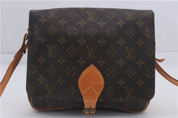 Auth Louis Vuitton Monogram Cartouchiere GM Shoulder Cross Bag M51252 LV 8848D