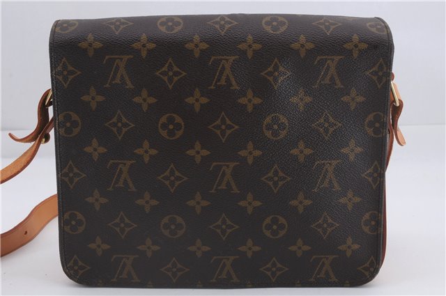 Auth Louis Vuitton Monogram Cartouchiere GM Shoulder Cross Bag M51252 LV 8848D