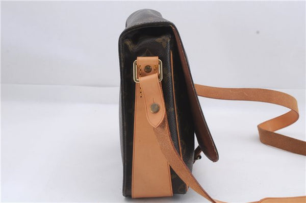 Auth Louis Vuitton Monogram Cartouchiere GM Shoulder Cross Bag M51252 LV 8848D