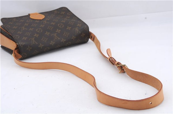 Auth Louis Vuitton Monogram Cartouchiere GM Shoulder Cross Bag M51252 LV 8848D