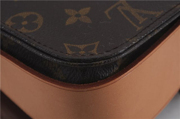 Auth Louis Vuitton Monogram Cartouchiere GM Shoulder Cross Bag M51252 LV 8848D