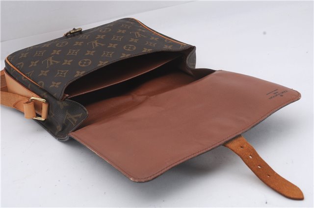 Auth Louis Vuitton Monogram Cartouchiere GM Shoulder Cross Bag M51252 LV 8848D